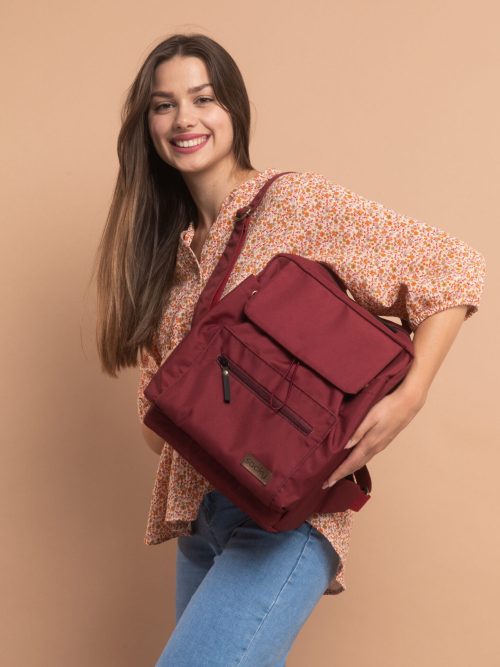 Plecak wodoodporny kompass bordo