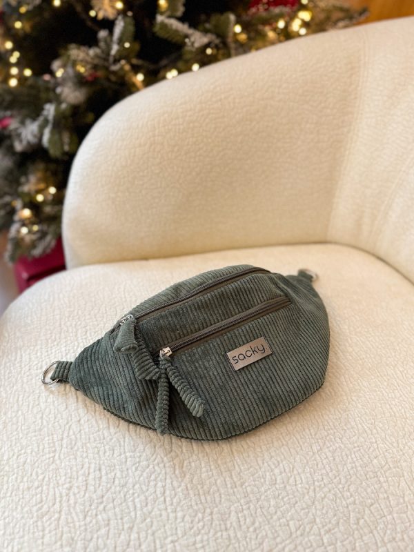 Sztruksowa nerka fall khaki