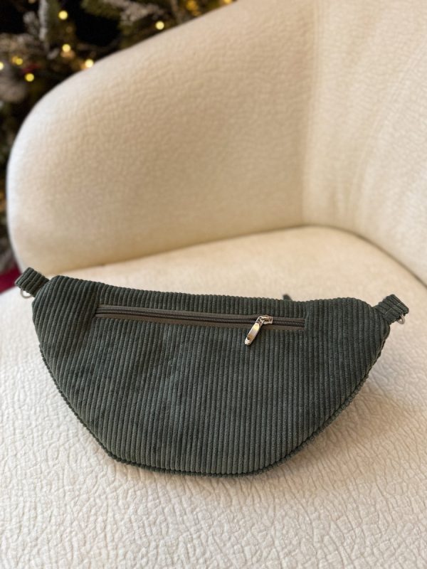 Sztruksowa nerka fall khaki