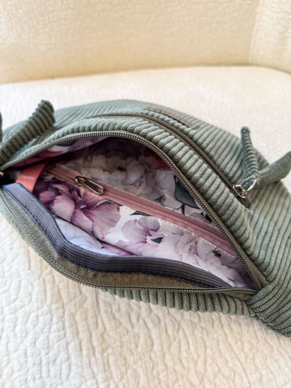 Sztruksowa nerka fall khaki