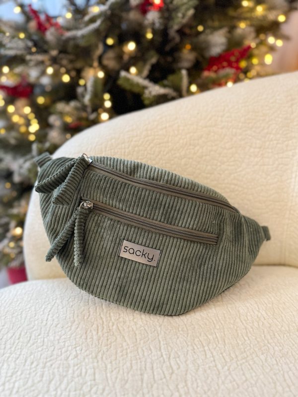 Sztruksowa nerka fall khaki