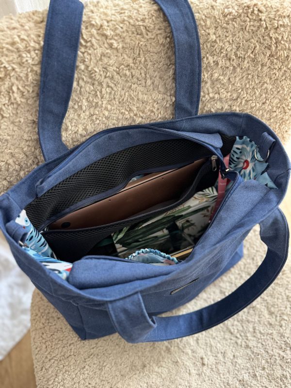 Torba shopper daily granat