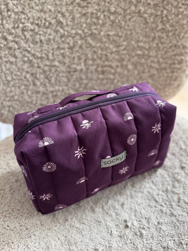 Kosmetyczka pikowana sunset