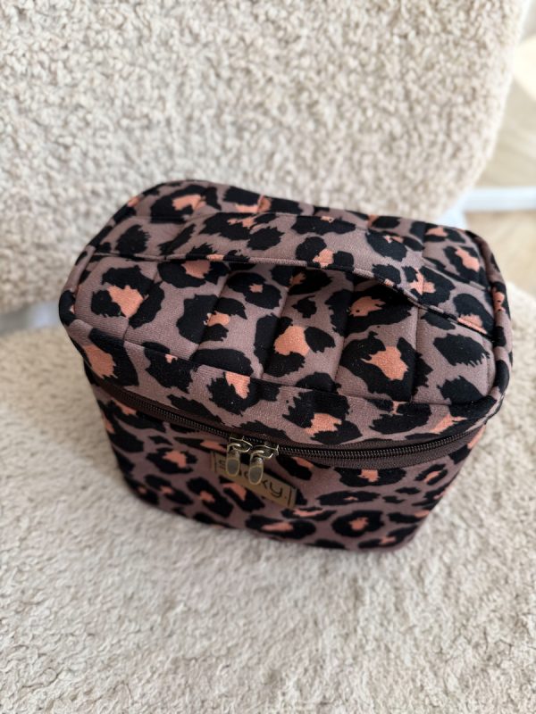Kosmetyczka podróżna panterka