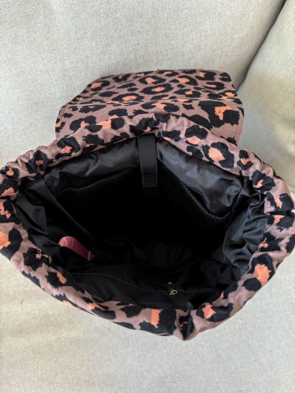 Plecak welurowy lucky panterka4 Plecak welurowy lucky panterka (Różne rozmiary)