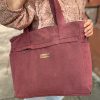 Torba shopper daily bordo