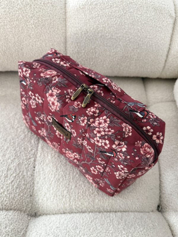 Kosmetyczka pikowana sakura