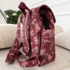 Plecak welurowy lucky sakura (Różne rozmiary)