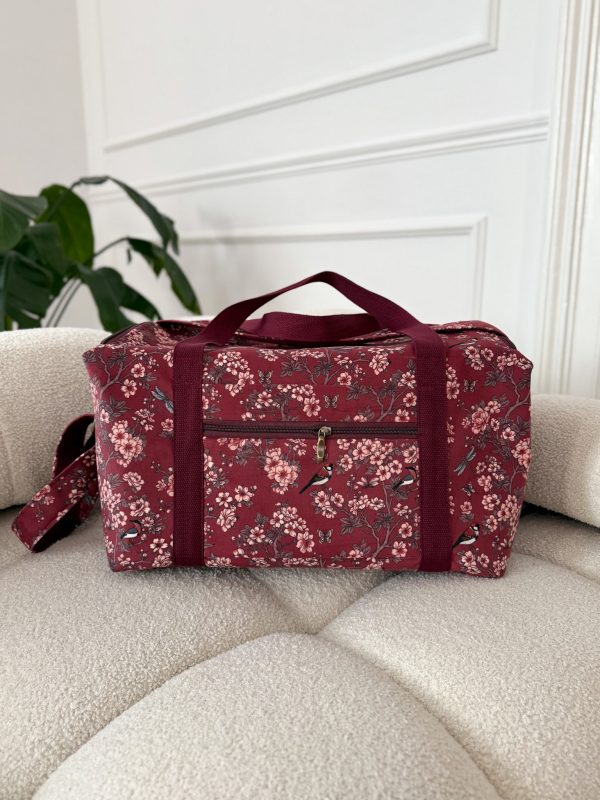 Torba welurowa podróżna sakura