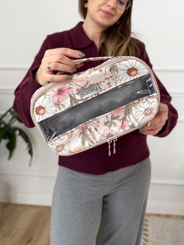 Wodoodporny organizer kosmetyczka rumianek