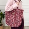Welurowa tote bag sakura
