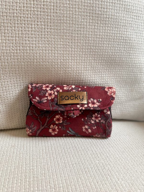 Portfel welurowy sakura