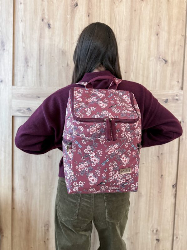 Wodoodporny plecak mommy sakura