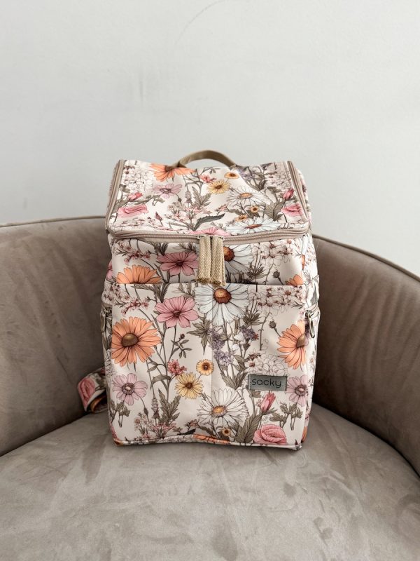 Wodoodporny plecak mommy rumianek