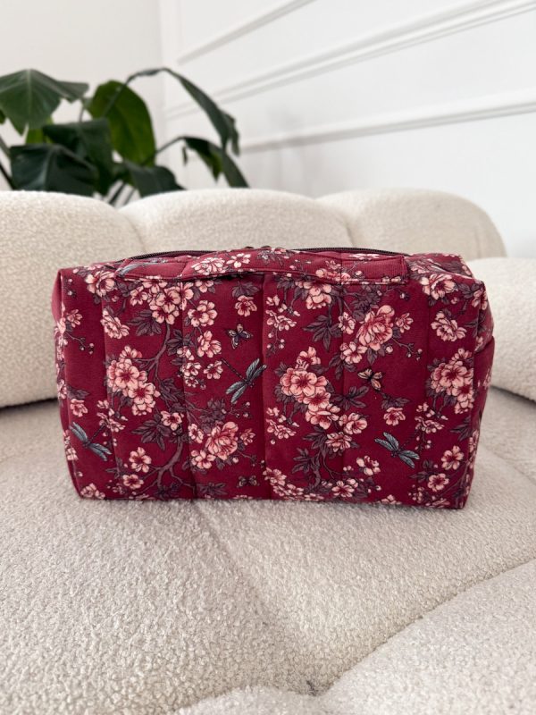 Kosmetyczka pikowana sakura