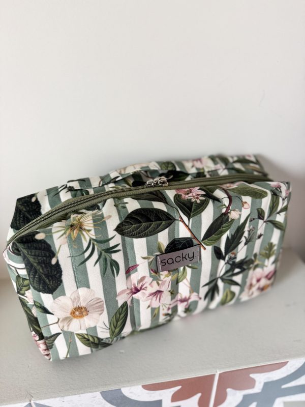 Kosmetyczka pikowana verde