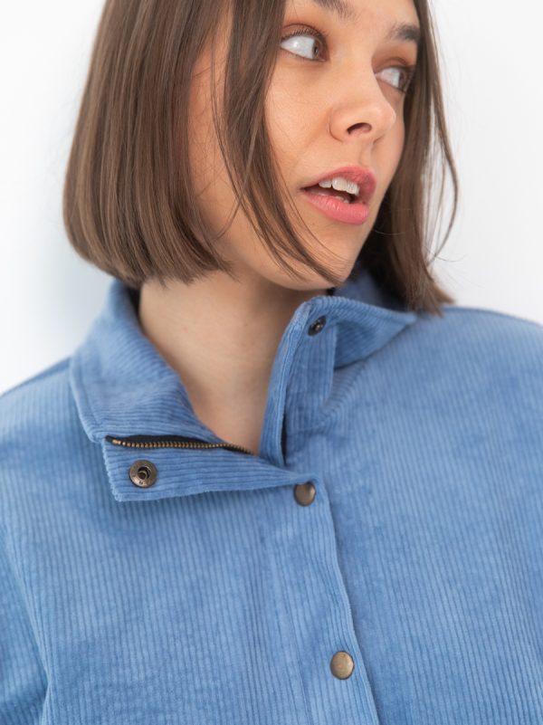 Bomberka sztruksowa Bohemy błękit