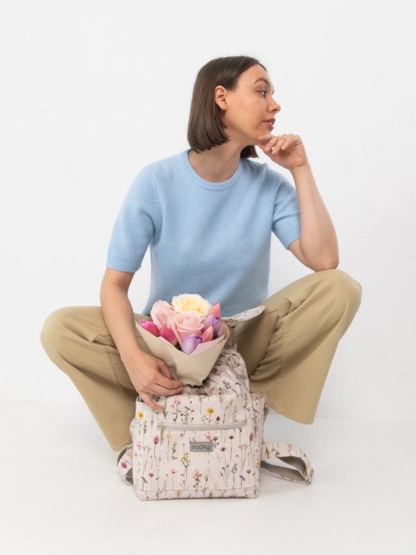 Plecak welurowy lucky cotton