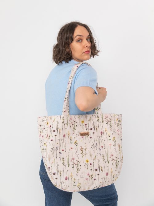 Welurowa tote bag cotton