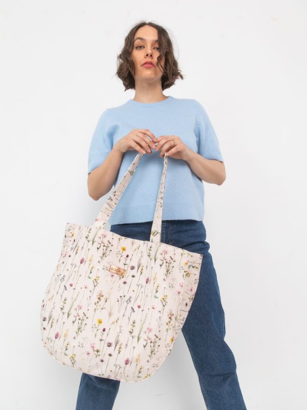 Welurowa tote bag cotton