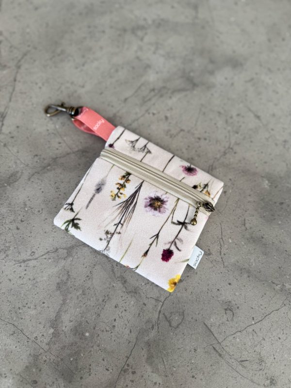 Welurowe etui na słuchawki cotton