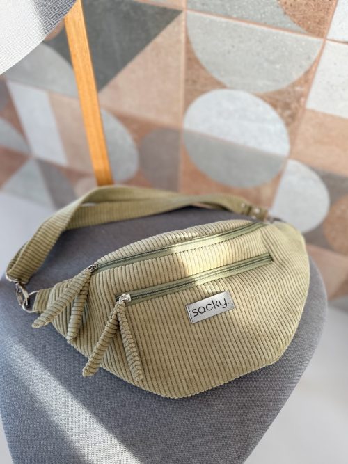 Sztruksowa nerka fall limonka