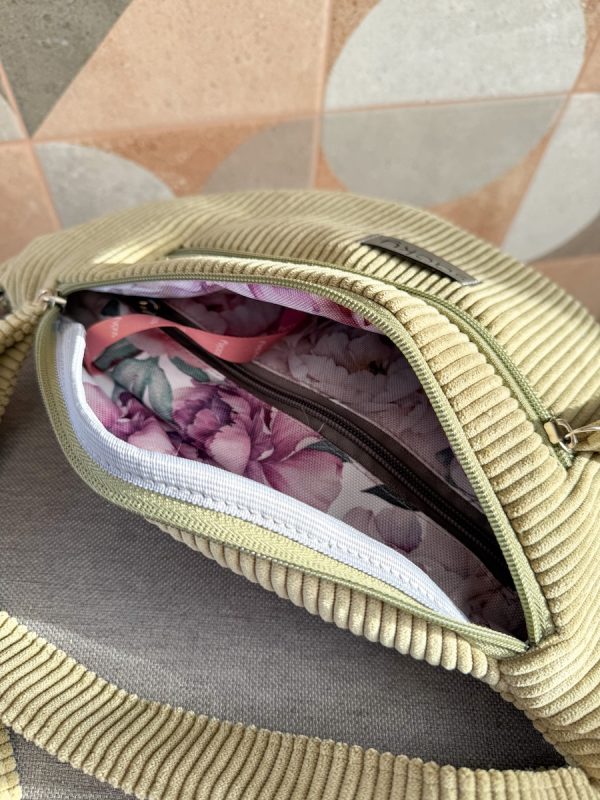 Sztruksowa nerka fall limonka