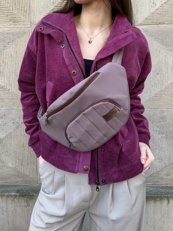 Wodoodporna nerka miejska czekolada