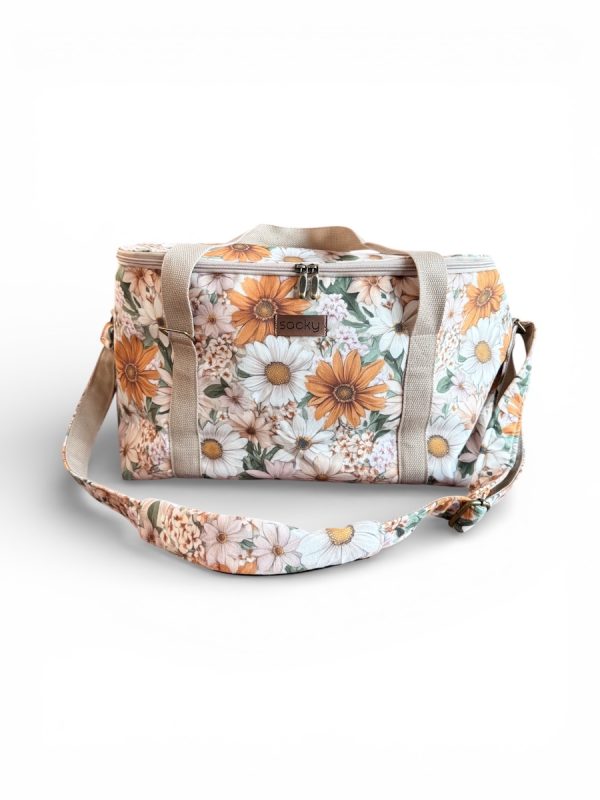 Torba welurowa podróżna ochra