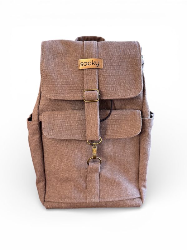 Plecak woskowany fly czekolada