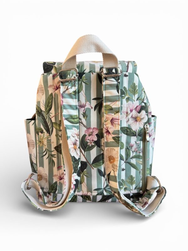 Plecak welurowy lucky verde