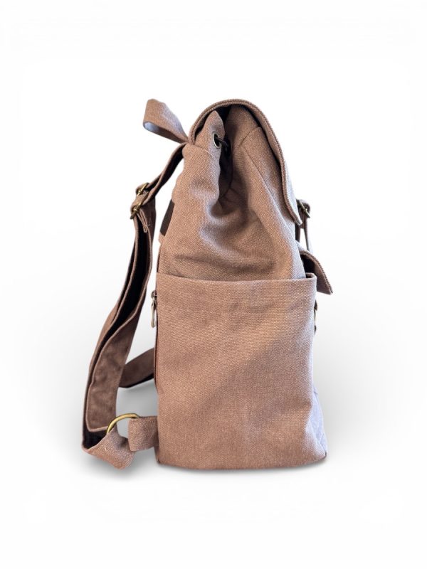 Plecak woskowany fly czekolada srodek