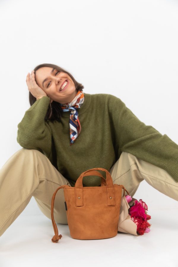 Torebka basket pomarańcz