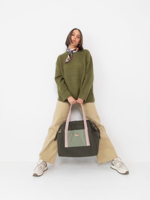 Torba jogger pudrowy khaki