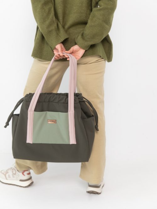 Torba jogger pudrowy khaki