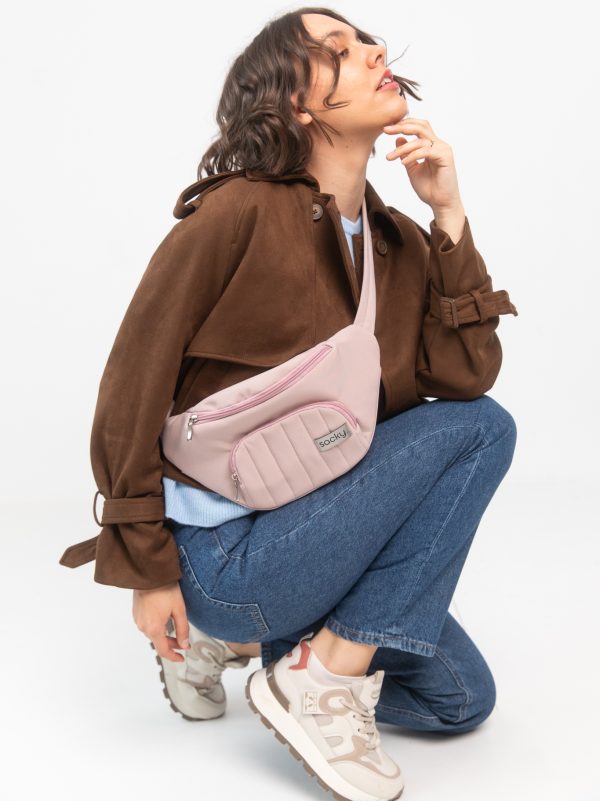 Wodoodporna nerka miejska pudrowy róż