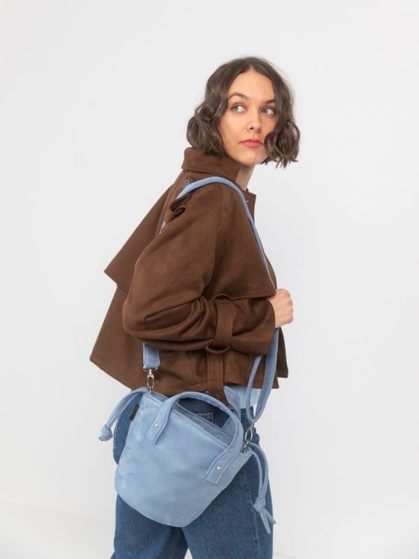 Torebka basket błękit